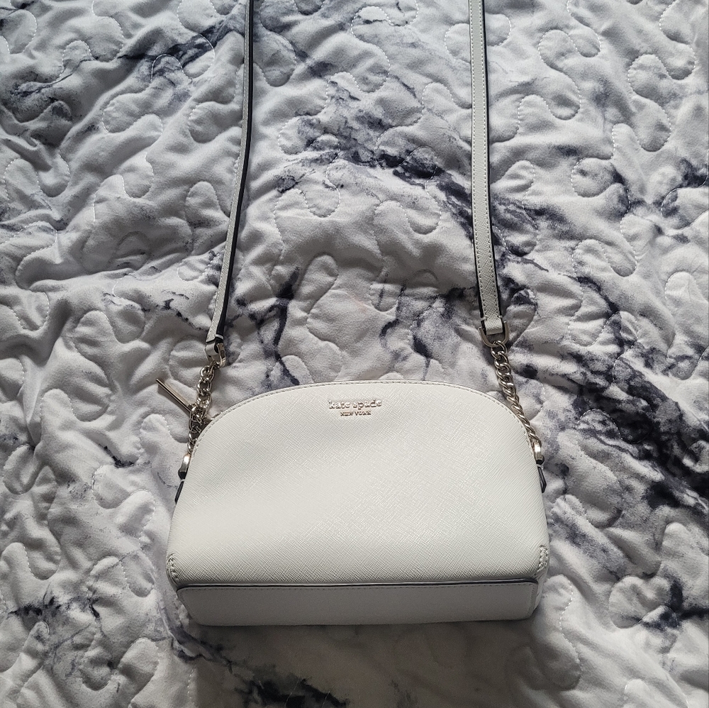Kate Spade small white dome bag